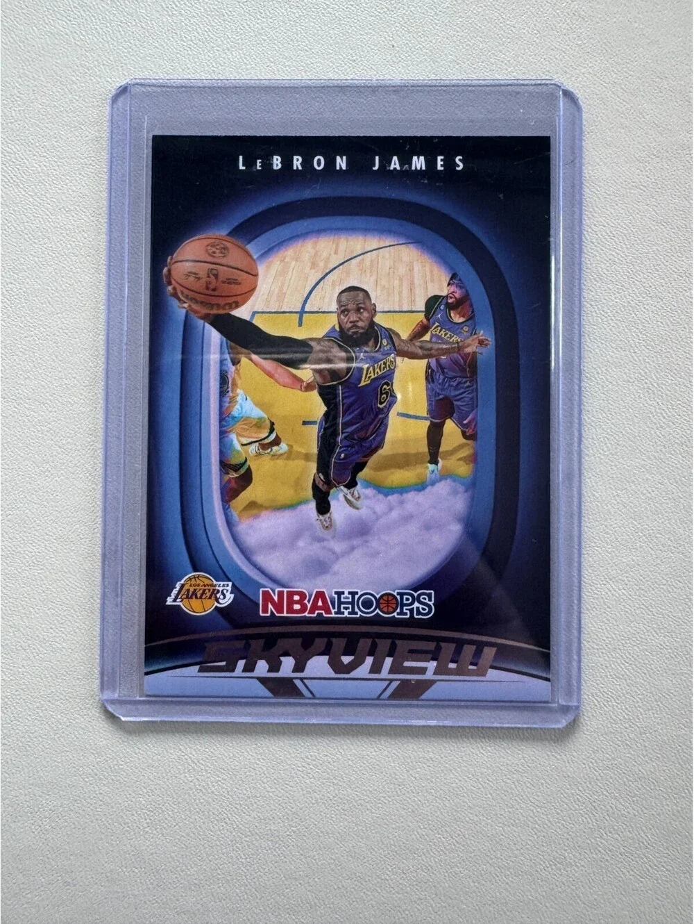 2023 - 2024 Panini NBA Hoops Skyview LeBron James #7 Los Angeles Lakers Basketba